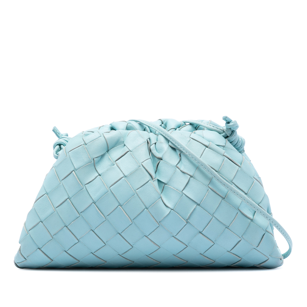 Pre-Loved Bottega Veneta Nappa Intrecciato The Mini Pouch Crossbody